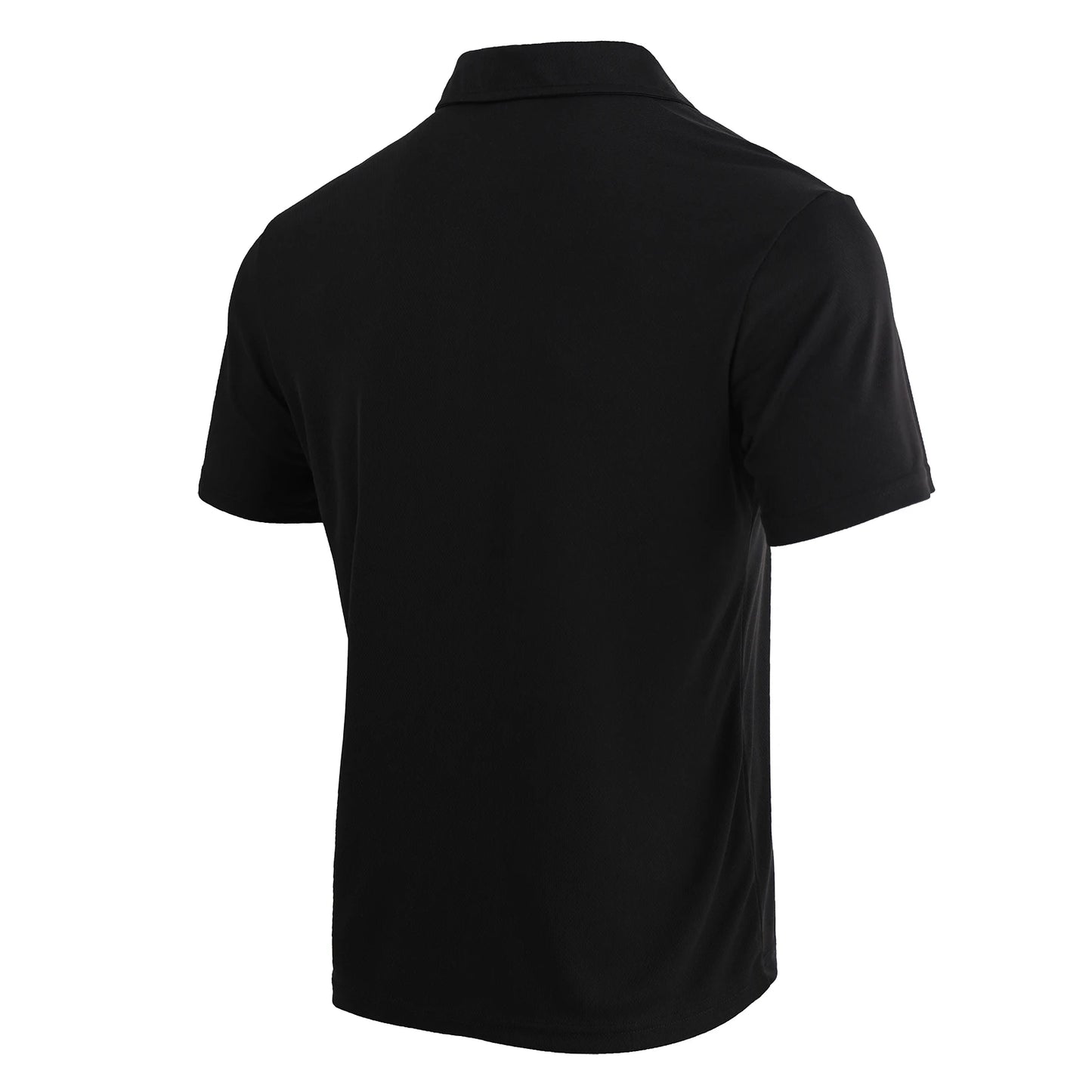 5-piece men's summer solid color short sleeved polo shirt breathable quick drying short sleeved top